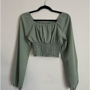 Forever 21 Cropped long sleeve shirt